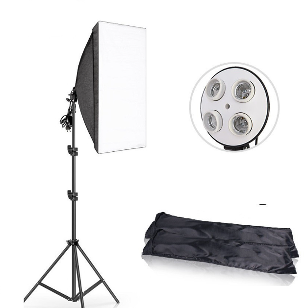 4in1 holder Softbox With 2.1m stand