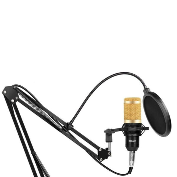 Professional BM 800 Condenser Microphone Full Studio Setup - BM800 Complete Package Price Mic Condenser Microphone For Studio Recording or Youtuber Youtube Channel Tiktok Computer Karaoke KTV - Image 4