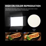 P900 2700k-6500k Dimmable Professional Rechargeable Led Video Photography Light for Outdoor Shooting Vlog Tiktok Video
