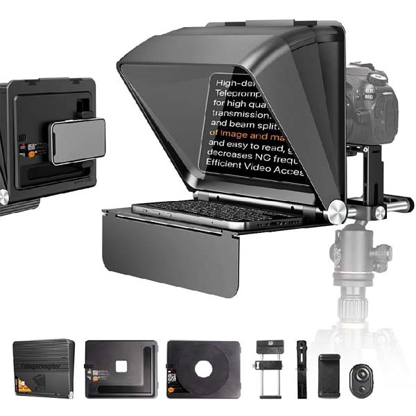 LENSGO TC7II Portable Phone+Camera Teleprompter